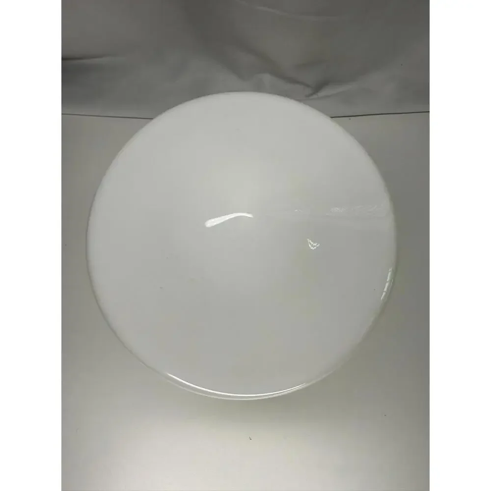 Milk Glass Schoolhouse Light Shade Globe 6in Fitter Ceiling Pendant White Opal‎
